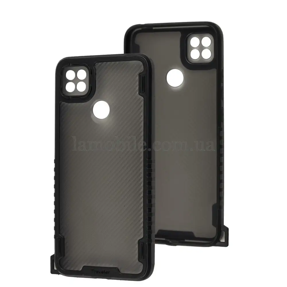Чехол для Xiaomi Redmi 9C/10A Carbon strap black