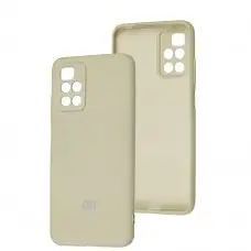Чехол для Xiaomi Redmi 10 Full camera белый/antique white