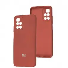 Чехол для Xiaomi Redmi 10 Full camera марсала