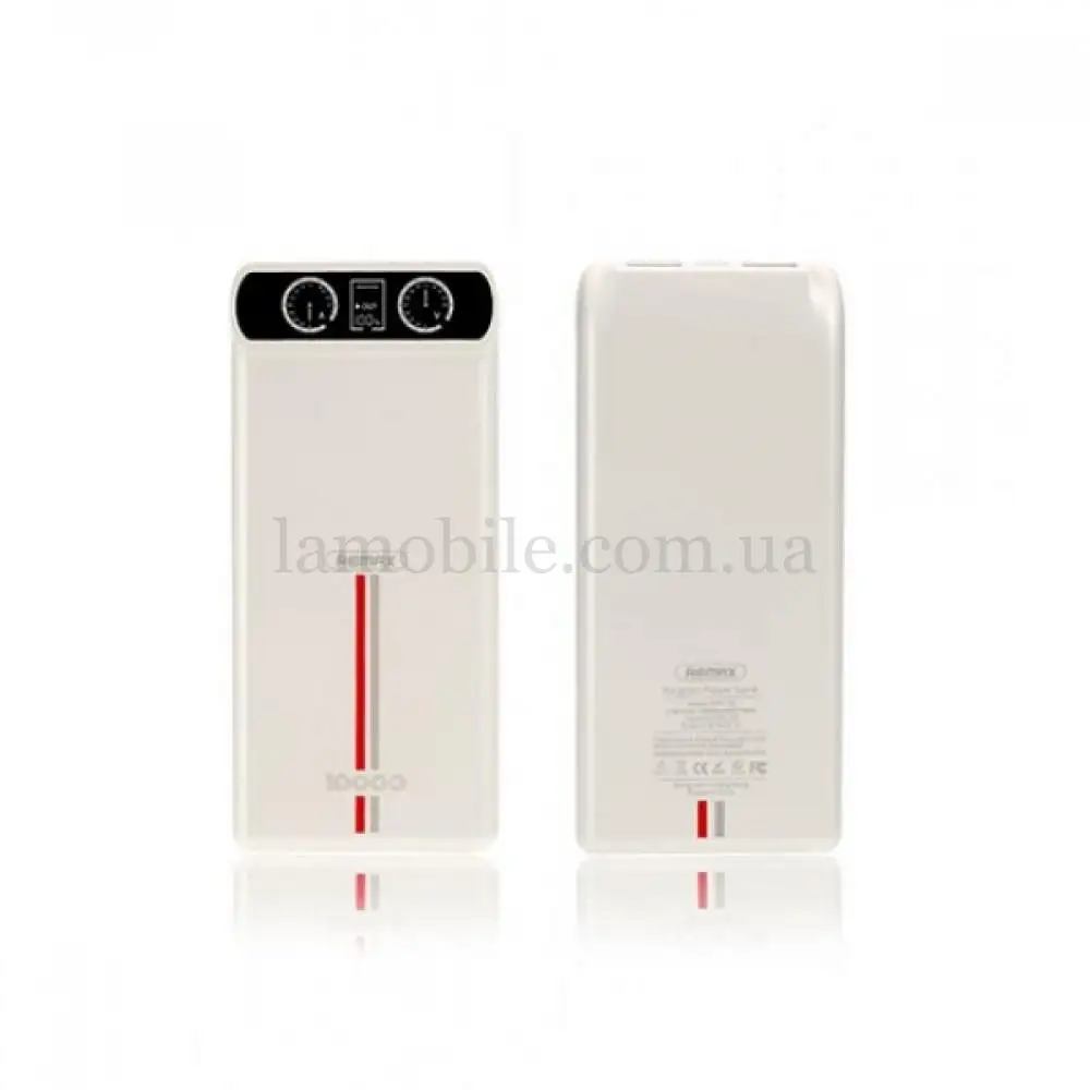 Зовнішній акумулятор Power Bank Remax PPP-18 10000mAh white
