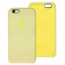 Чехол Silicone для iPhone 6 / 6s case mellow yellow