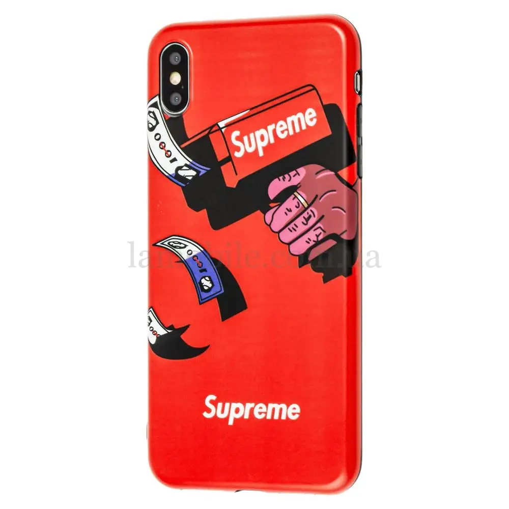 Чехол для iPhone Xs Max  IMD красный