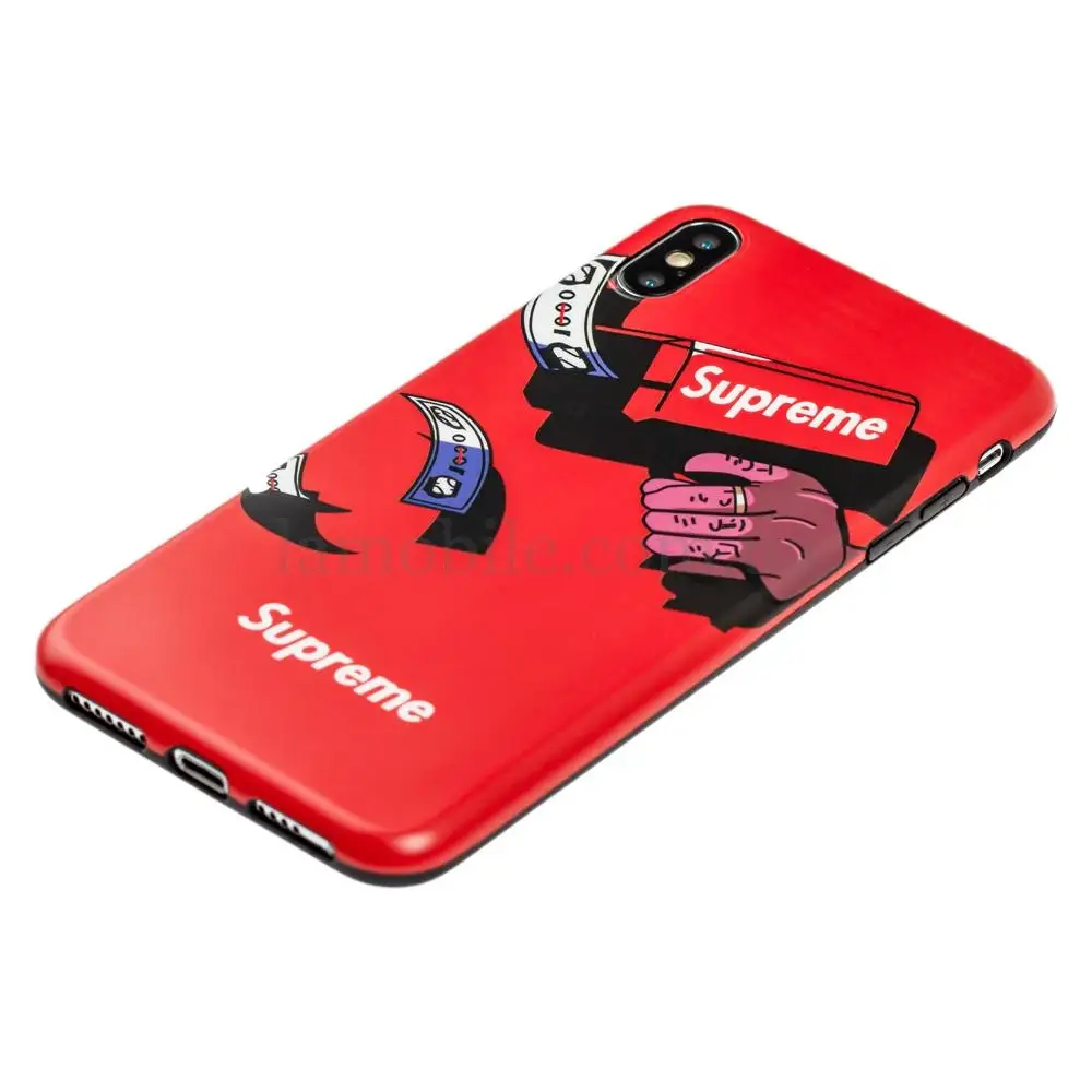 Чехол для iPhone Xs Max  IMD красный