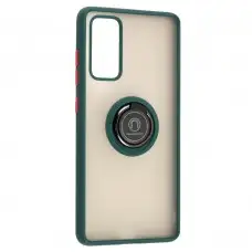 Чехол для Samsung Galaxy S20 FE (G780) / S20 Lite LikGus Edging Ring оливковый