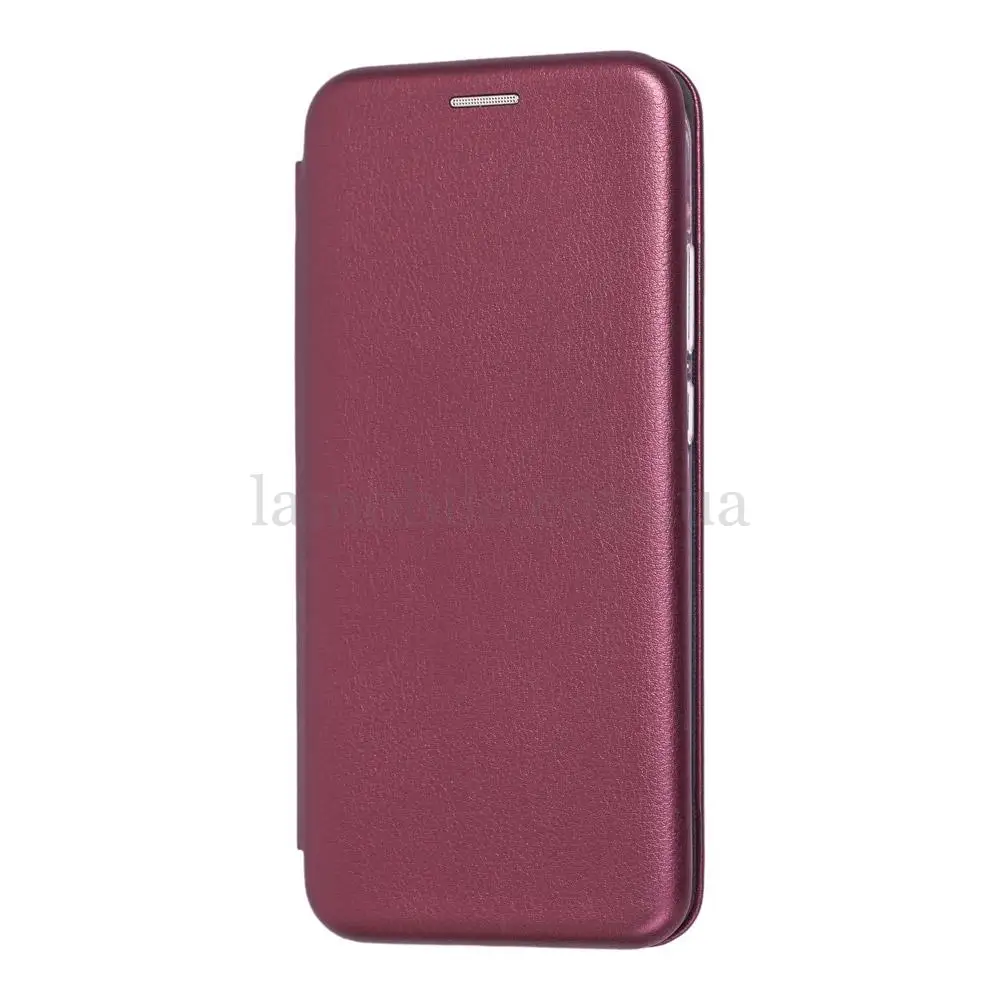 Чохол книжка Premium для Huawei Y6 2019 бордовий