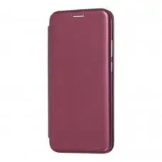 Чохол книжка Premium для Huawei Y6 2019 бордовий