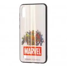 Чехол для Samsung Galaxy A10 (A105) Wave Monaco "Marvel" белый