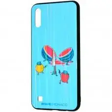 Чехол для Samsung Galaxy A10 (A105) Wave Monaco "арбуз" голубой