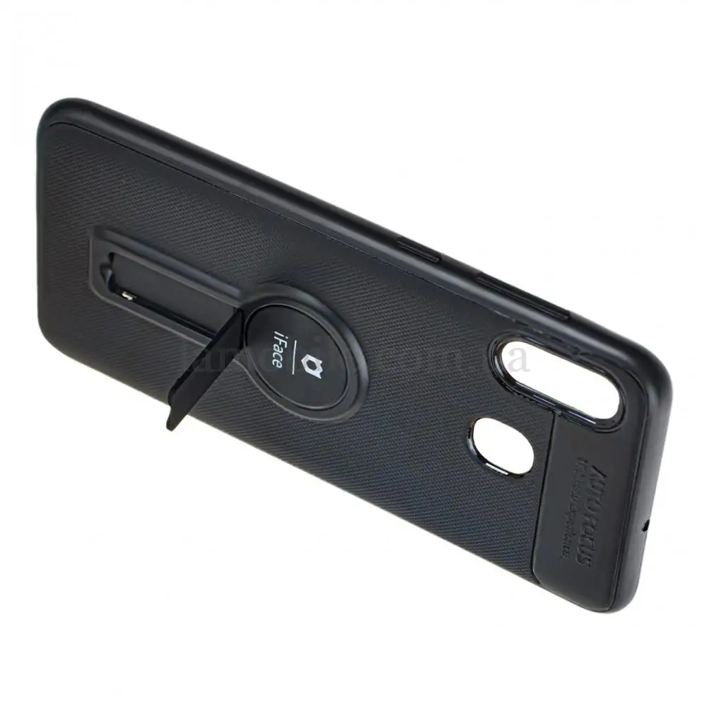 Чехол для Samsung Galaxy A20 / A30 iFace popsocket+magnet черный