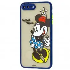 Чехол для iPhone 7 Plus / 8 Plus Picture shadow matte minnie mouse / dark blue