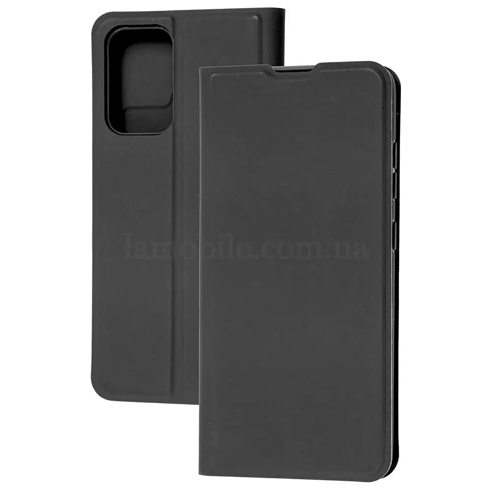 Чехол книжка Samsung Galaxy A52 Wave Shell черный
