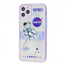 Чехол для iPhone 11 Pro Picture shadow matte space nasa / light purple