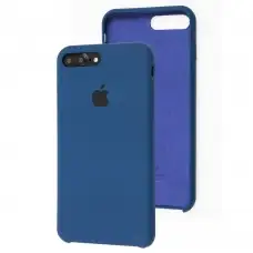 Чехол Silicone для iPhone 7 Plus / 8 Plus case navy blue