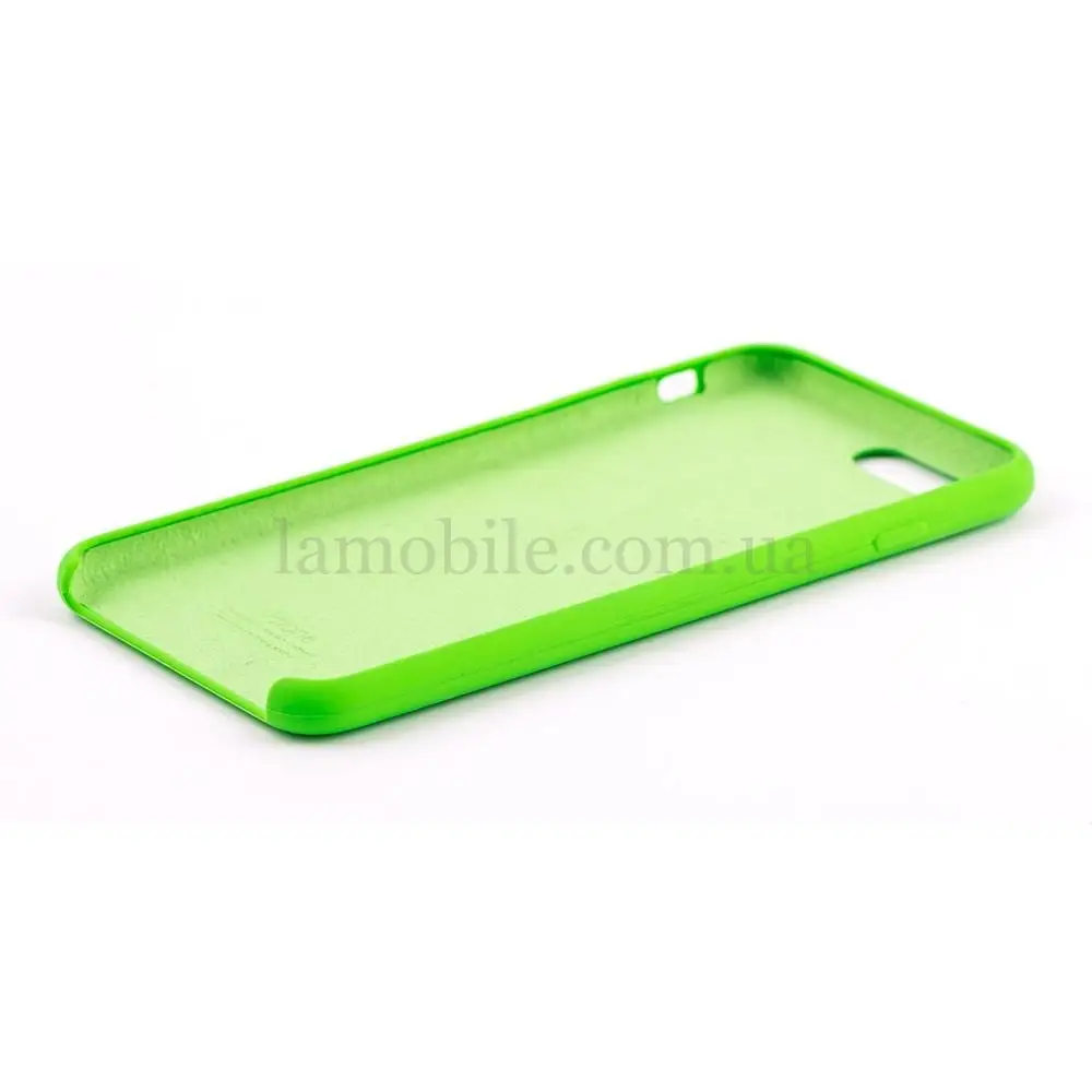 Чохол для iPhone 7 Plus silicone case яскраво-зелений