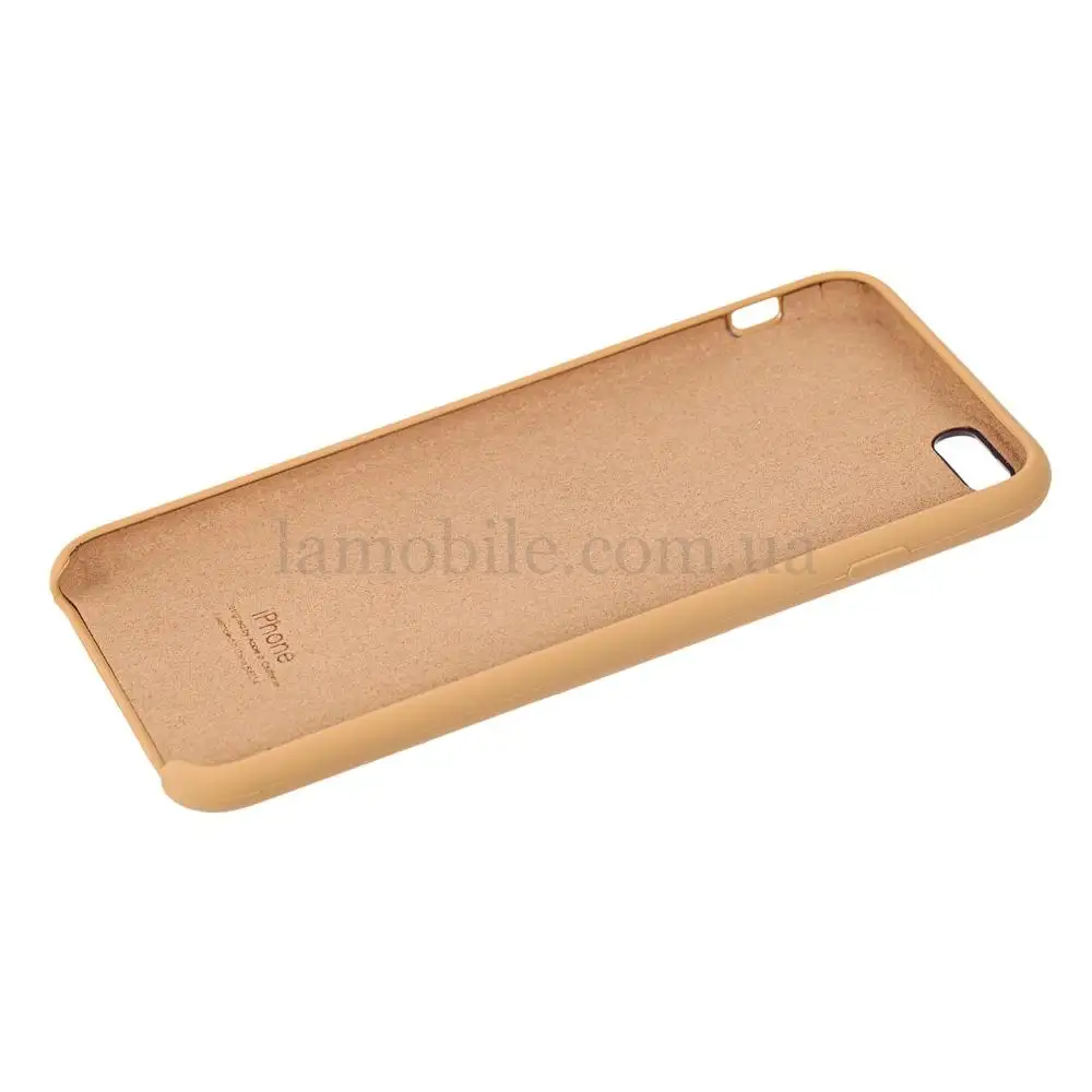 Чохол silicone case для iPhone 6 Plus гірчичний