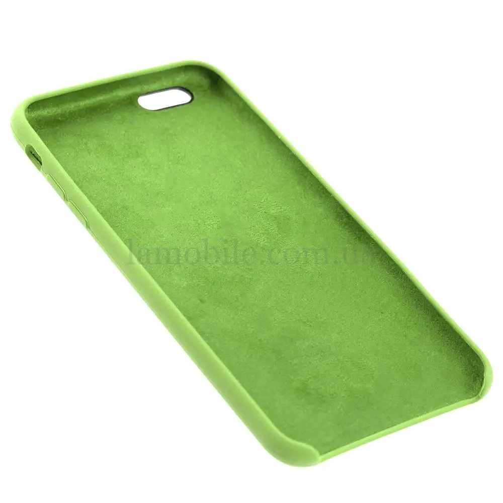 Чохол silicone case для iPhone 6 Plus салатовий