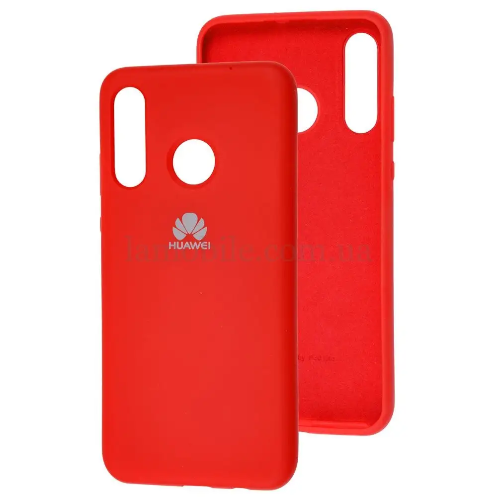 Чехол для Huawei P30 Lite Silicone Full темно-красный