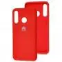 Чехол для Huawei P30 Lite Silicone Full темно-красный