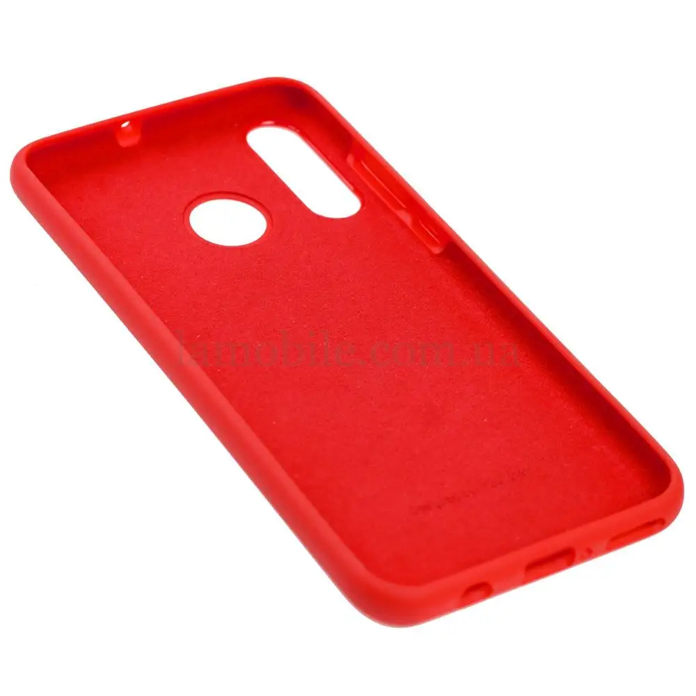 Чехол для Huawei P30 Lite Silicone Full темно-красный