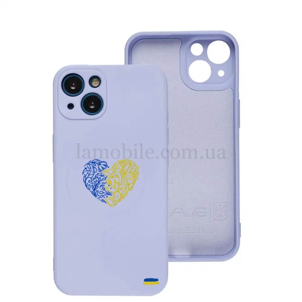 Чохол для iPhone 13 WAVE Ukraine with MagSafe ukraine heart