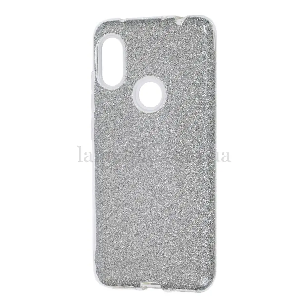 Чохол для Xiaomi Redmi Note 6 Pro Shining Glitter з блискітками сріблястий