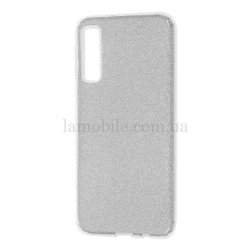 Чехол для Samsung Galaxy A7 2018 (A750) Shining Glitter серебристый 