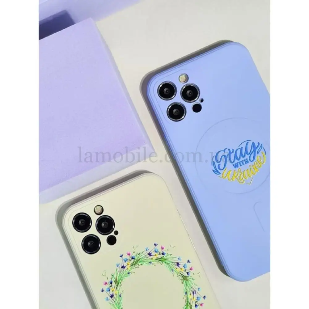 Чехол для iPhone 12 WAVE Ukraine with MagSafe stay with ukraine