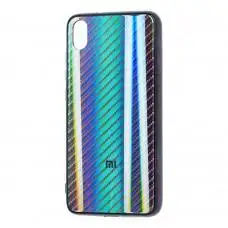 Чохол для Xiaomi Redmi 7A Carbon Gradient Hologram чорний