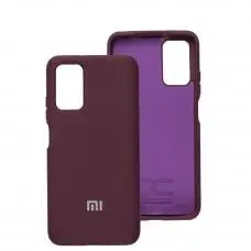Чохол для Xiaomi  Redmi 9T / Poco M3 Silicone Full бордовий / maroon