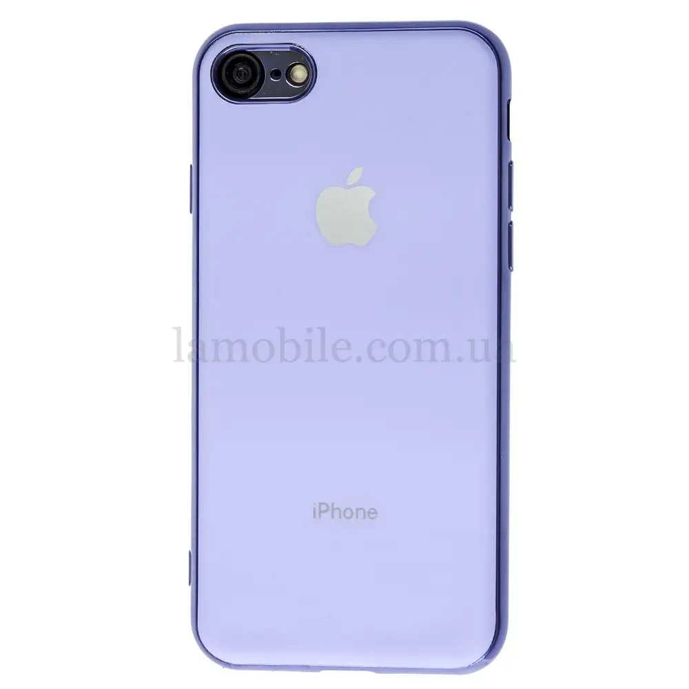 Чехол для iPhone 7 / 8 Silicone case матовый (TPU) лавандовый