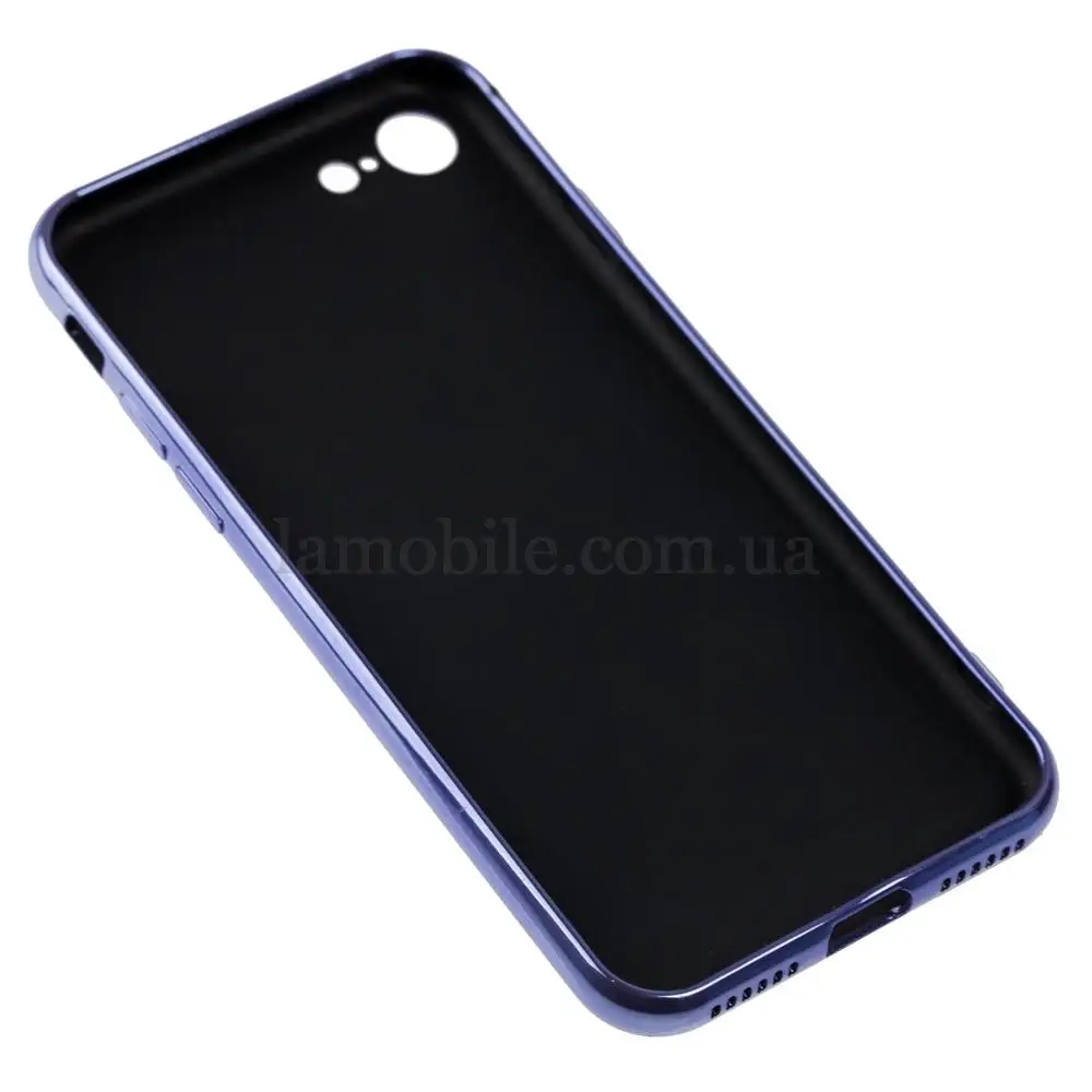 Чехол для iPhone 7 / 8 Silicone case матовый (TPU) лавандовый