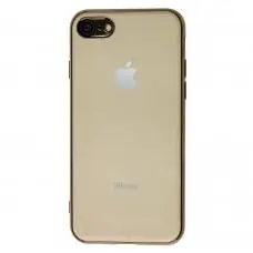 Чохол для iPhone 7 / 8 Silicone case матовий (TPU) бежевий