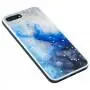 Чехол для iPhone 7 Plus / 8 Plus блестки print + popsocket "небо" 
