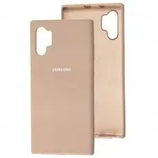 Чохол для Samsung Galaxy Note 10+ (N975) Silicone Full рожевий пісок