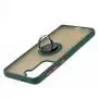 Чохол для Samsung Galaxy S21+ (G996) LikGus Edging Ring оливковий