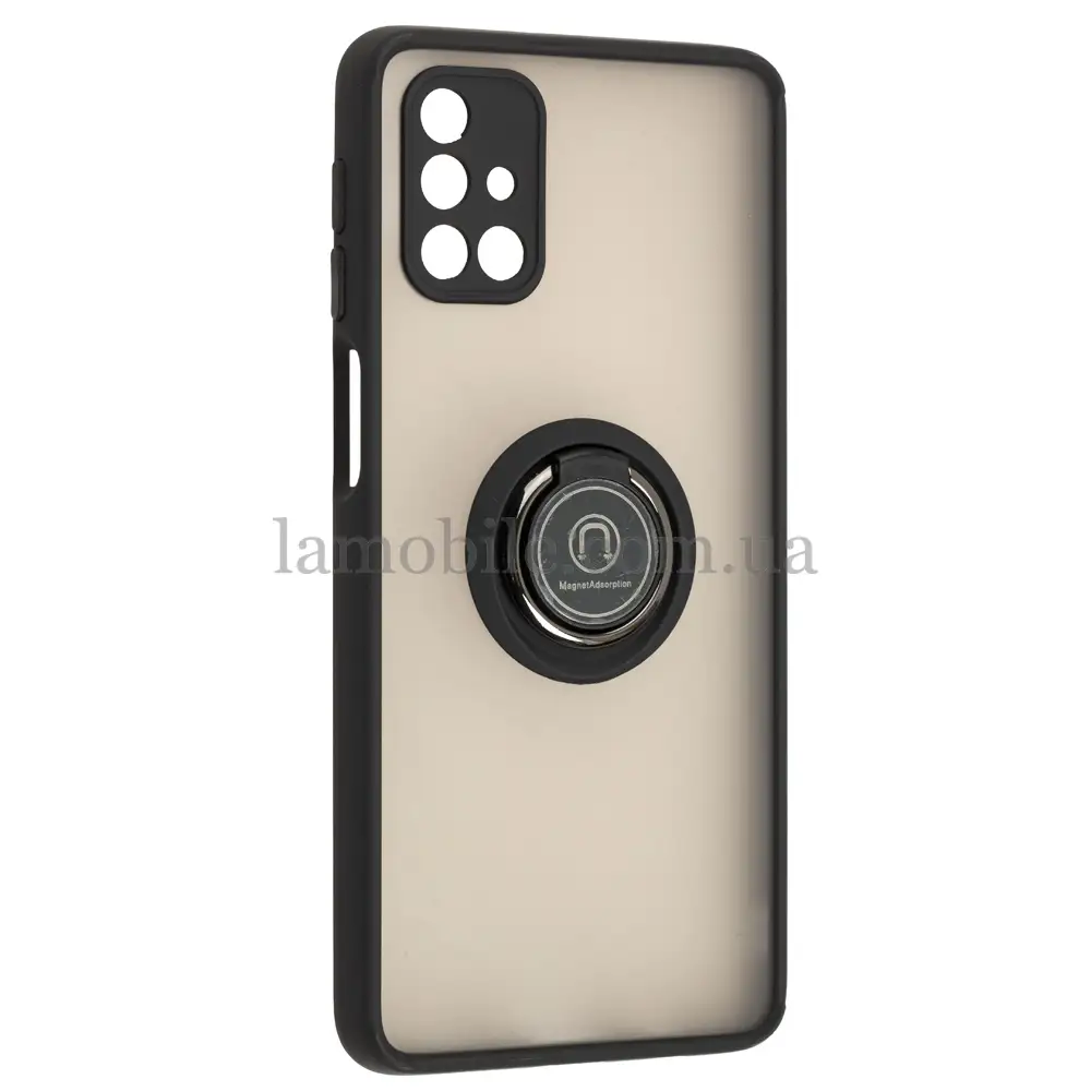 Чехол для Samsung Galaxy M31s (M317) LikGus Edging Ring черный       
