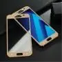 Защитное стекло для Samsung A3/A320 (2017) Silk Screen золото