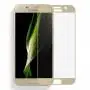 Защитное стекло для Samsung A3/A320 (2017) Silk Screen золото
