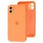 Чохол для iPhone 11 Silicone Slim Full camera papaya