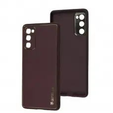 Чохол для Samsung Galaxy S20 FE (G780) Leather Xshield plum red