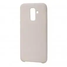 Чехол для Samsung Galaxy A6+ 2018 (A605) Silicone светло серый