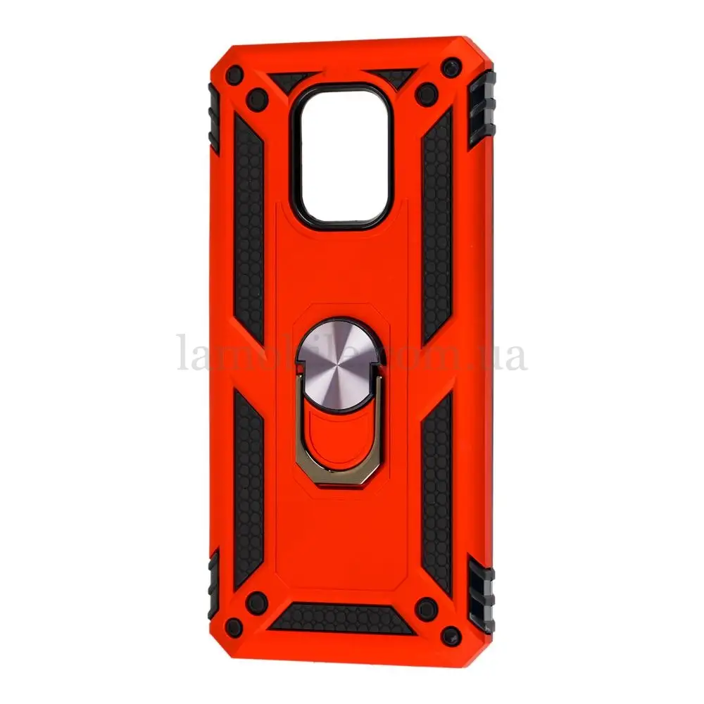 Чохол для Xiaomi Redmi Note 9s / 9 Pro Serge Ring ударостійкий червоний