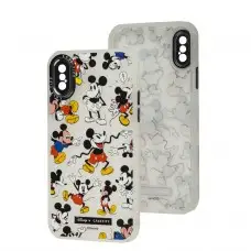 Чохол для iPhone X / Xs Brand Design mickey mouse білий