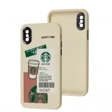Чохол для iPhone X / Xs Brand Design старий білий