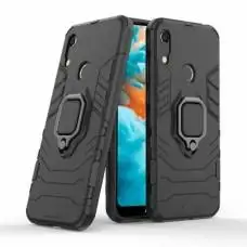 Чохол для Huawei Y6 2019 Transformer Ring ударостійкий з кільцем чорний