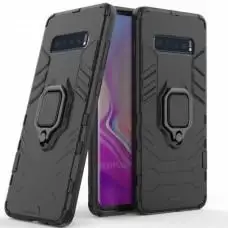 Чохол для Samsung Galaxy S10+ (G975) Transformer Ring удароміцний з кільцем чорний