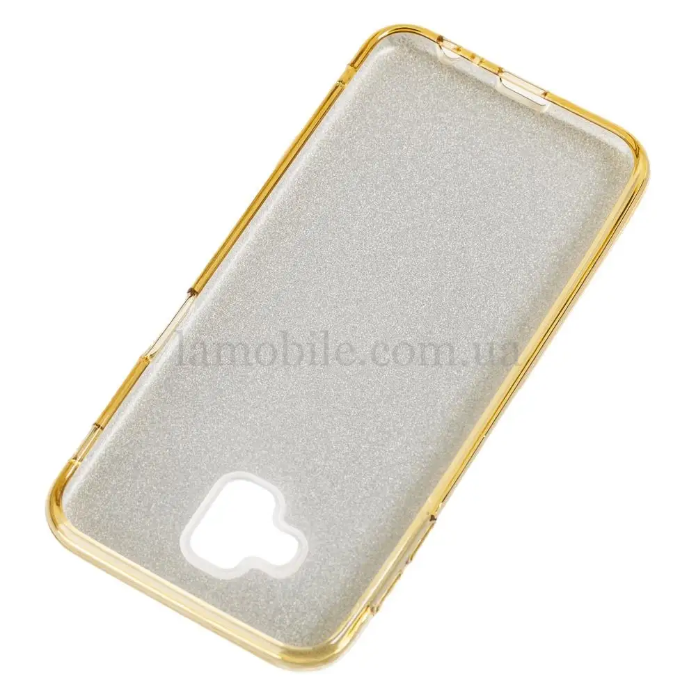 Чехол для Samsung Galaxy J6+ 2018 (J610) Shining Glitter золотистый