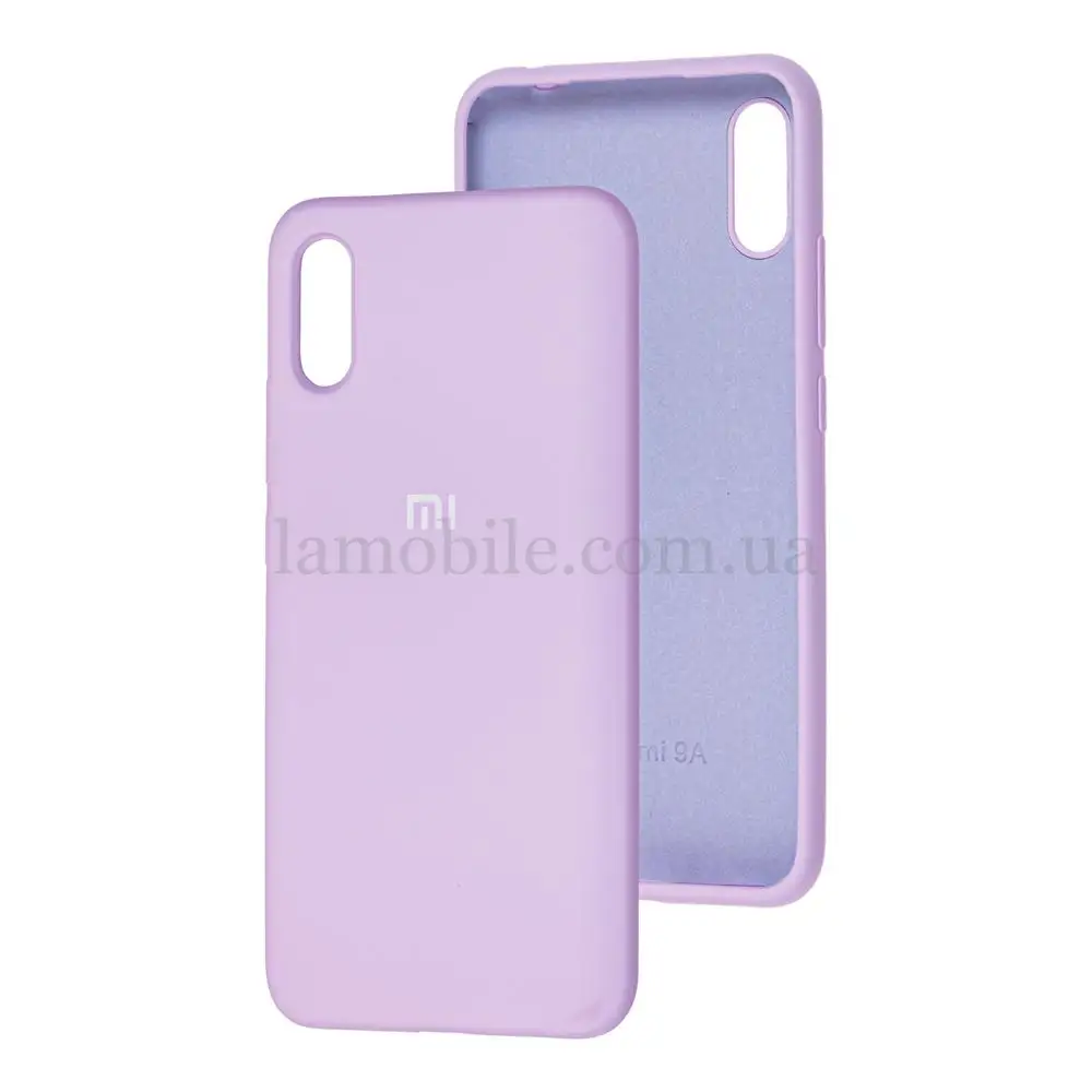Чехол для Xiaomi Redmi 9A Silicone Full светло-фиолетовый