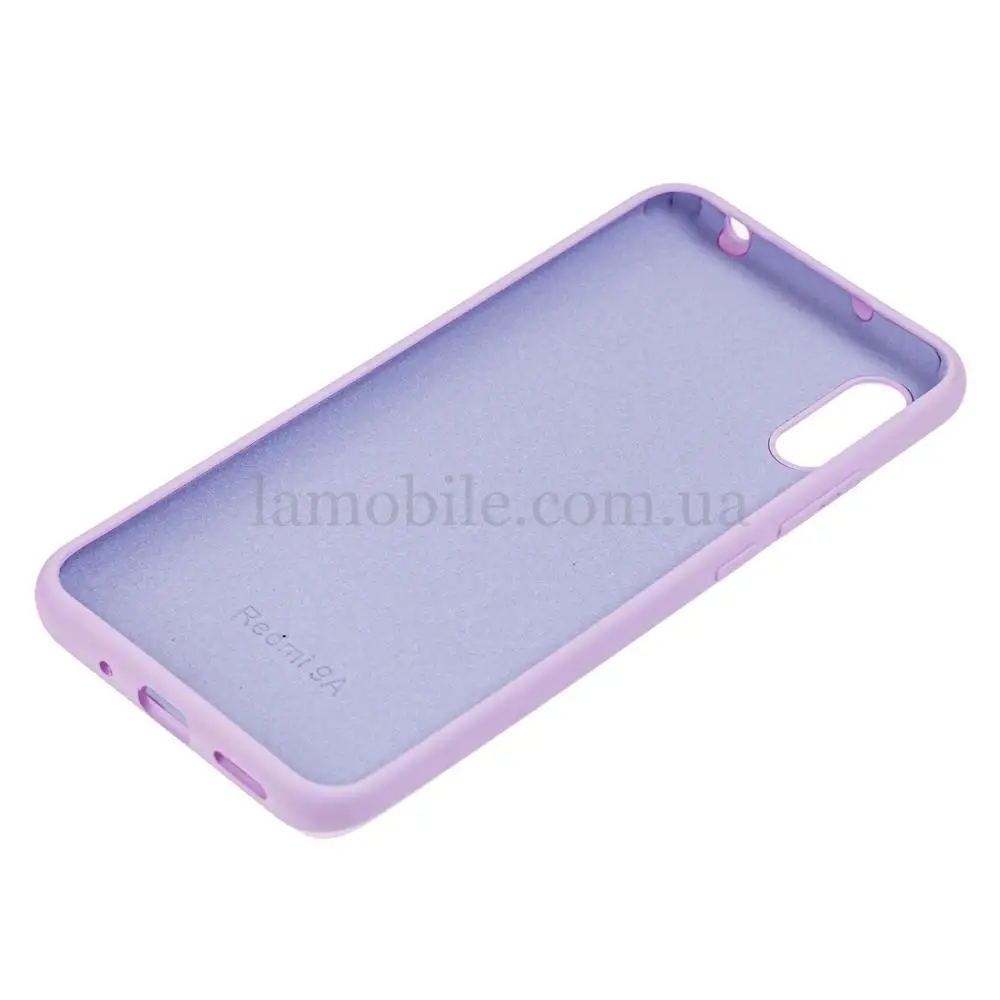 Чехол для Xiaomi Redmi 9A Silicone Full светло-фиолетовый