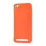 Чохол для Xiaomi Redmi 5a Silicone cover помаранчевий